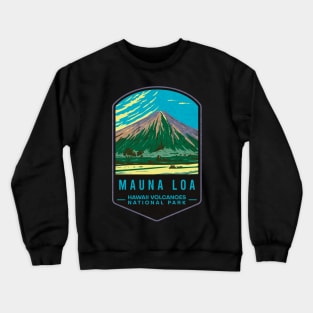 Mauna Loa Hawaii Volcanoes National Park Crewneck Sweatshirt